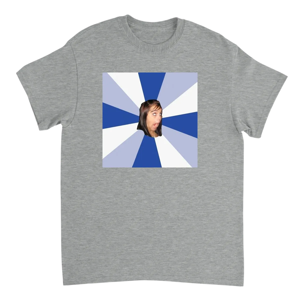 Annoying Facebook Girl Meme Tee Red T-Shirts Photo 3