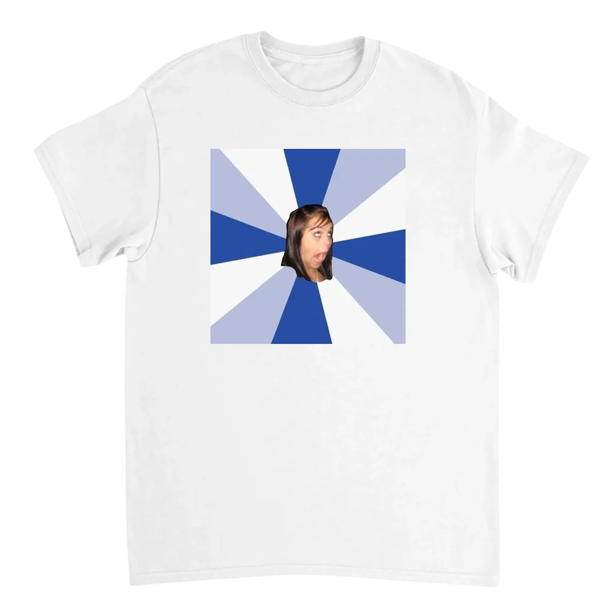 Annoying Facebook Girl Meme Tee T-Shirts - White