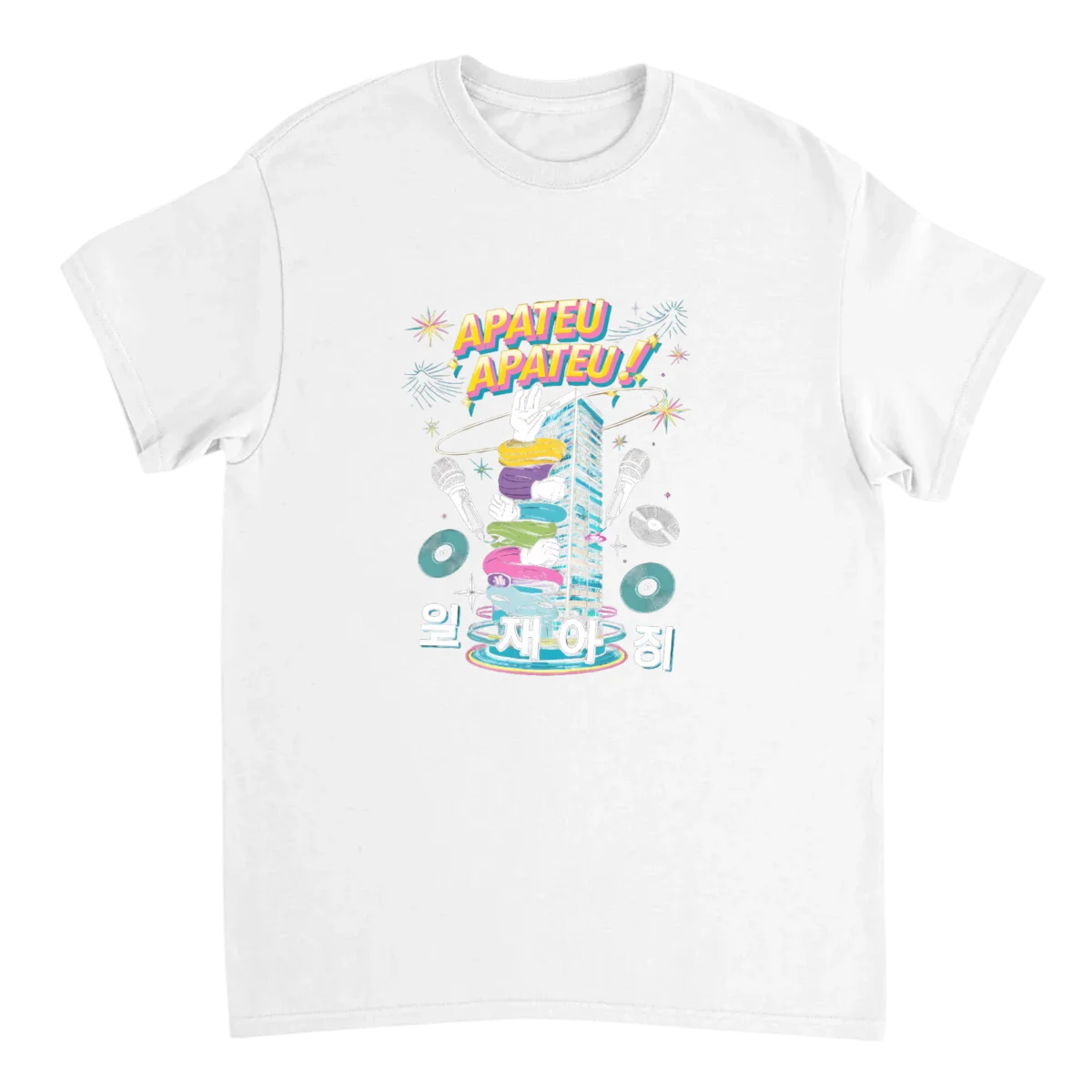 APT Apateu Chant Graphic Tee - White T-Shirts (ZeitZwag Streetwear)