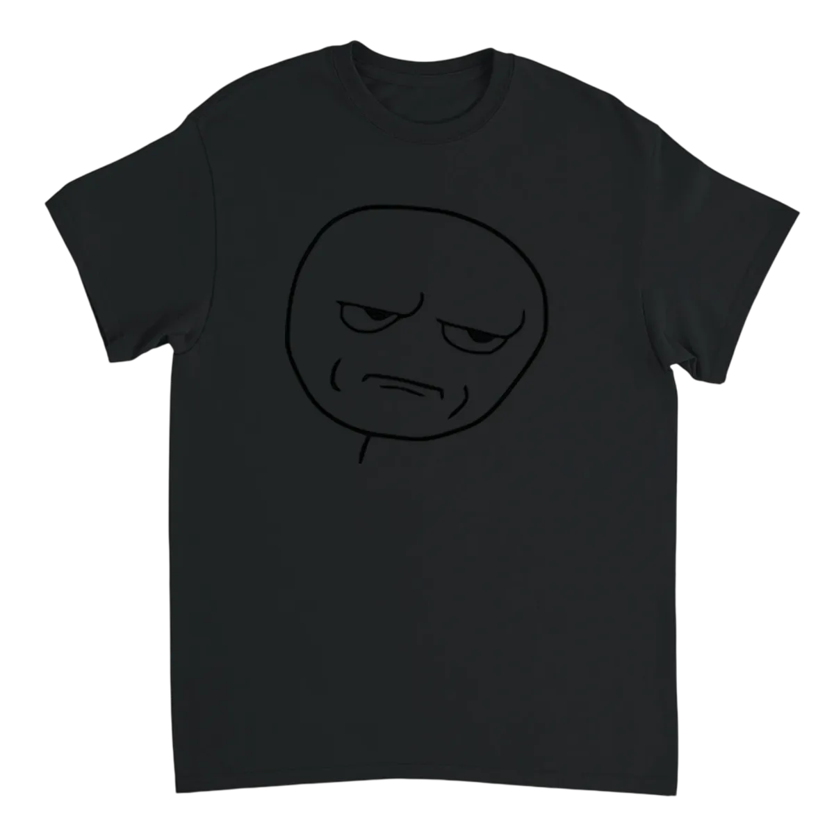 Are You Kidding Me? Rage Face Meme Tee T-Shirts - Black