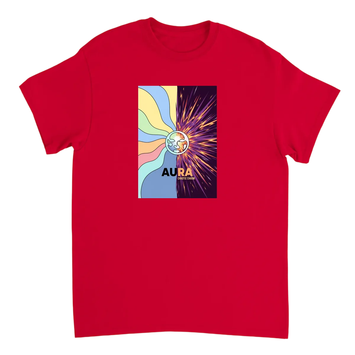 Aura Energy Tee: Vibe Check Edition White T-Shirts Photo 4