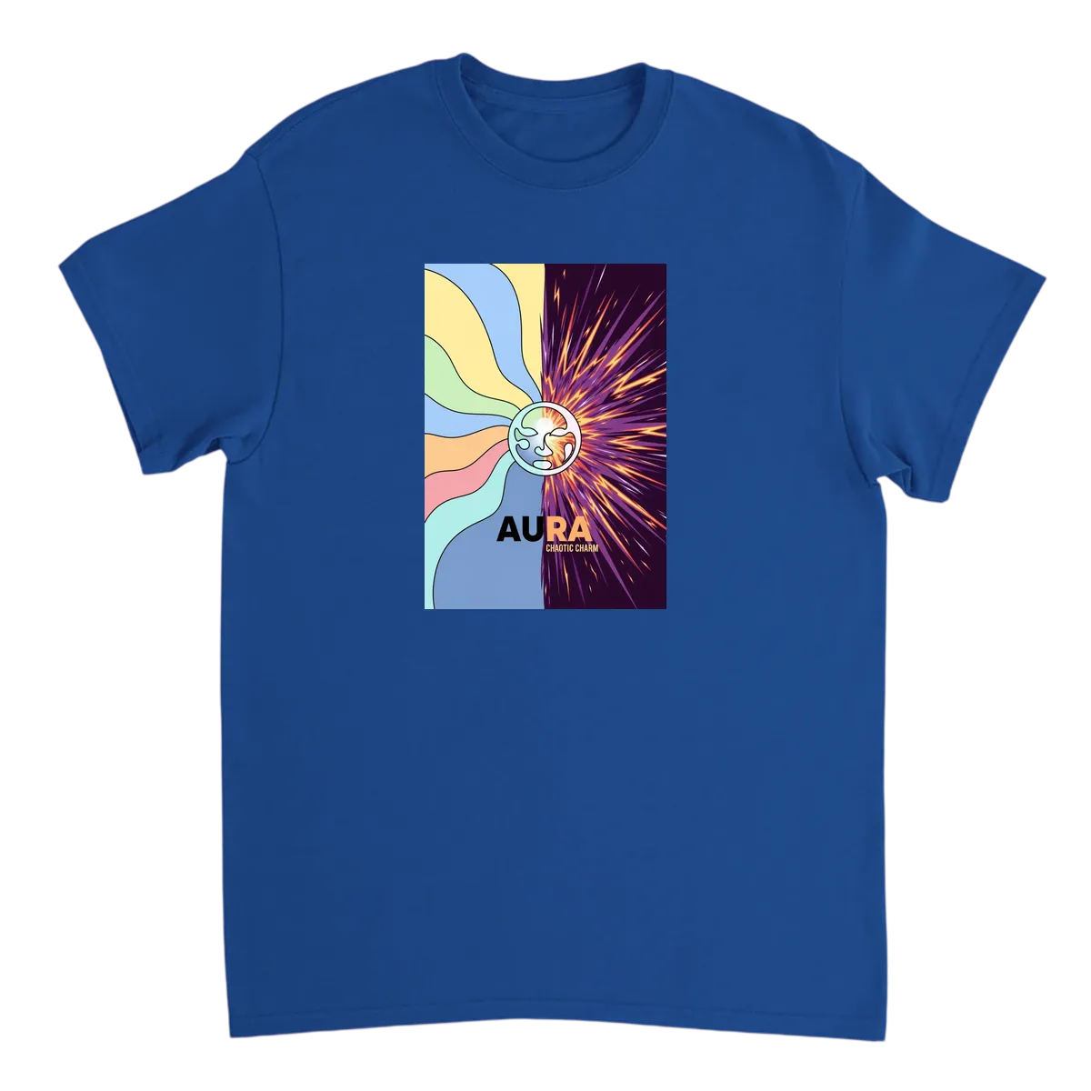 Aura Energy Tee: Vibe Check Edition White T-Shirts Photo 5