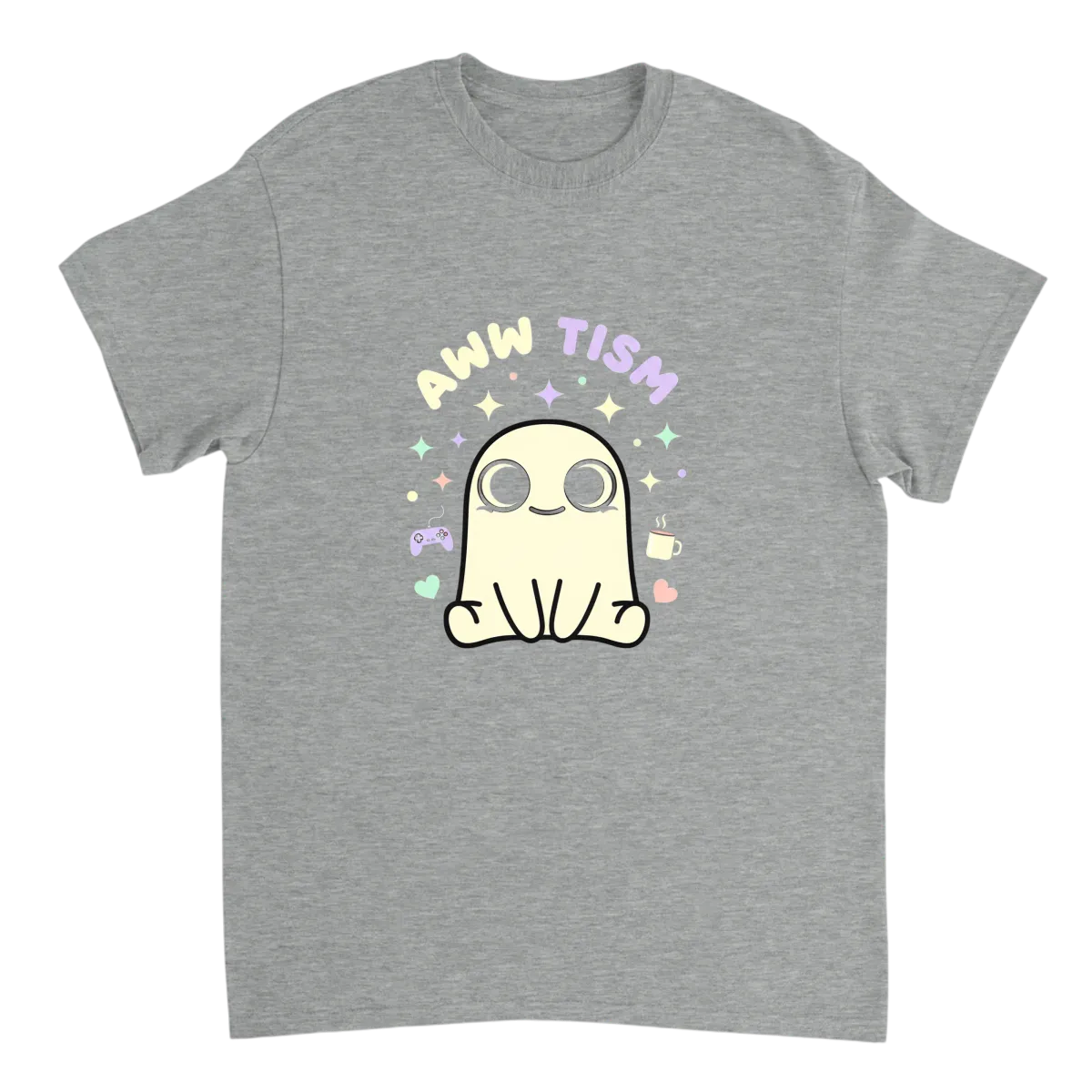 Aww Tism Wholesome Meme Graphic T-Shirt White T-Shirts Photo 4