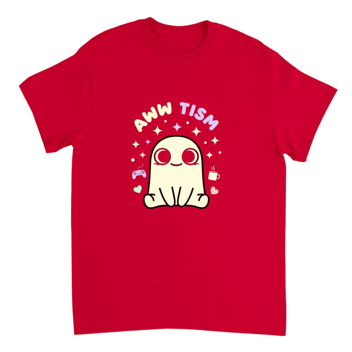Aww Tism Wholesome Meme Graphic T-Shirt White T-Shirts Photo 5