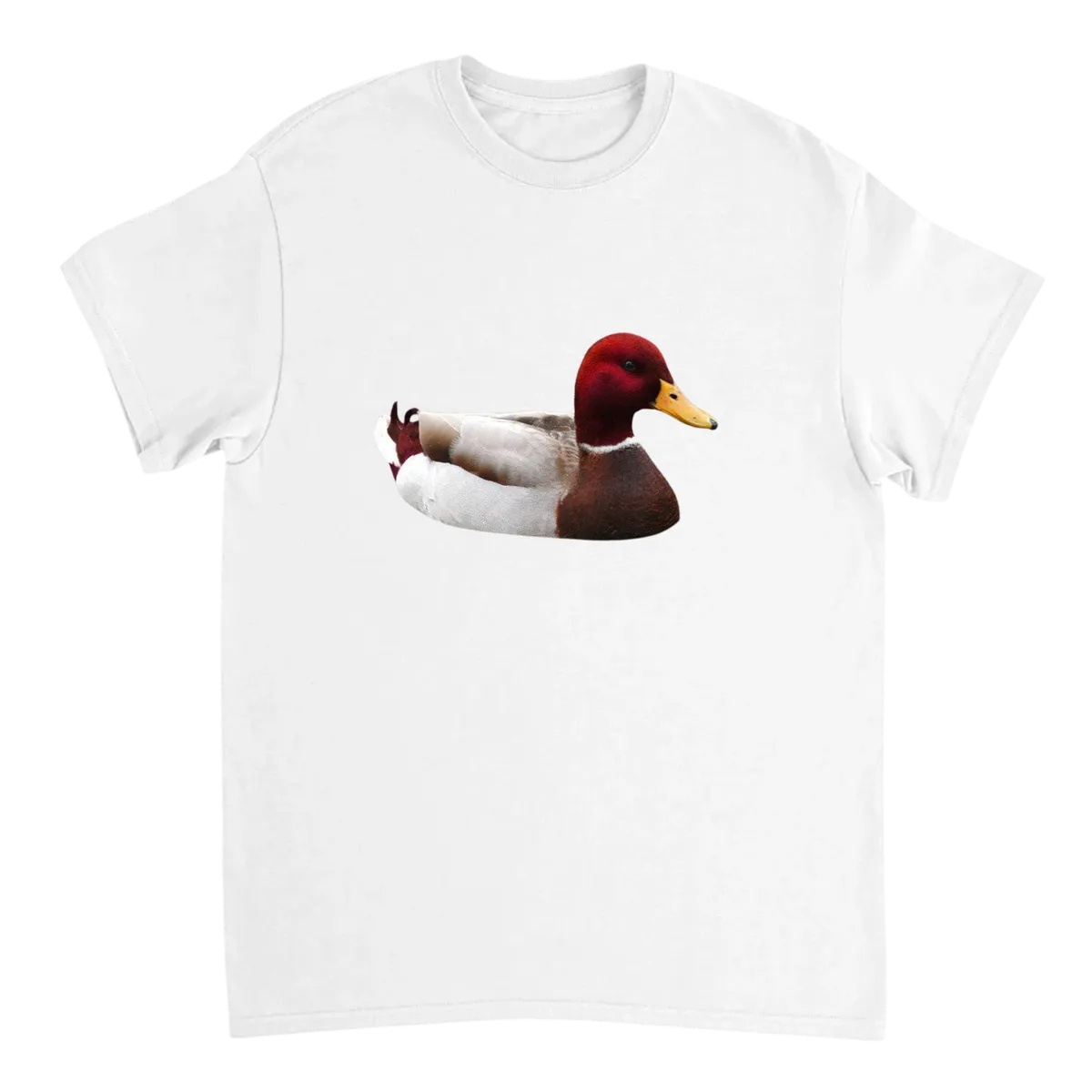 Bad Advice Mallard: Questionable Wisdom Tee White T-Shirts Photo 2