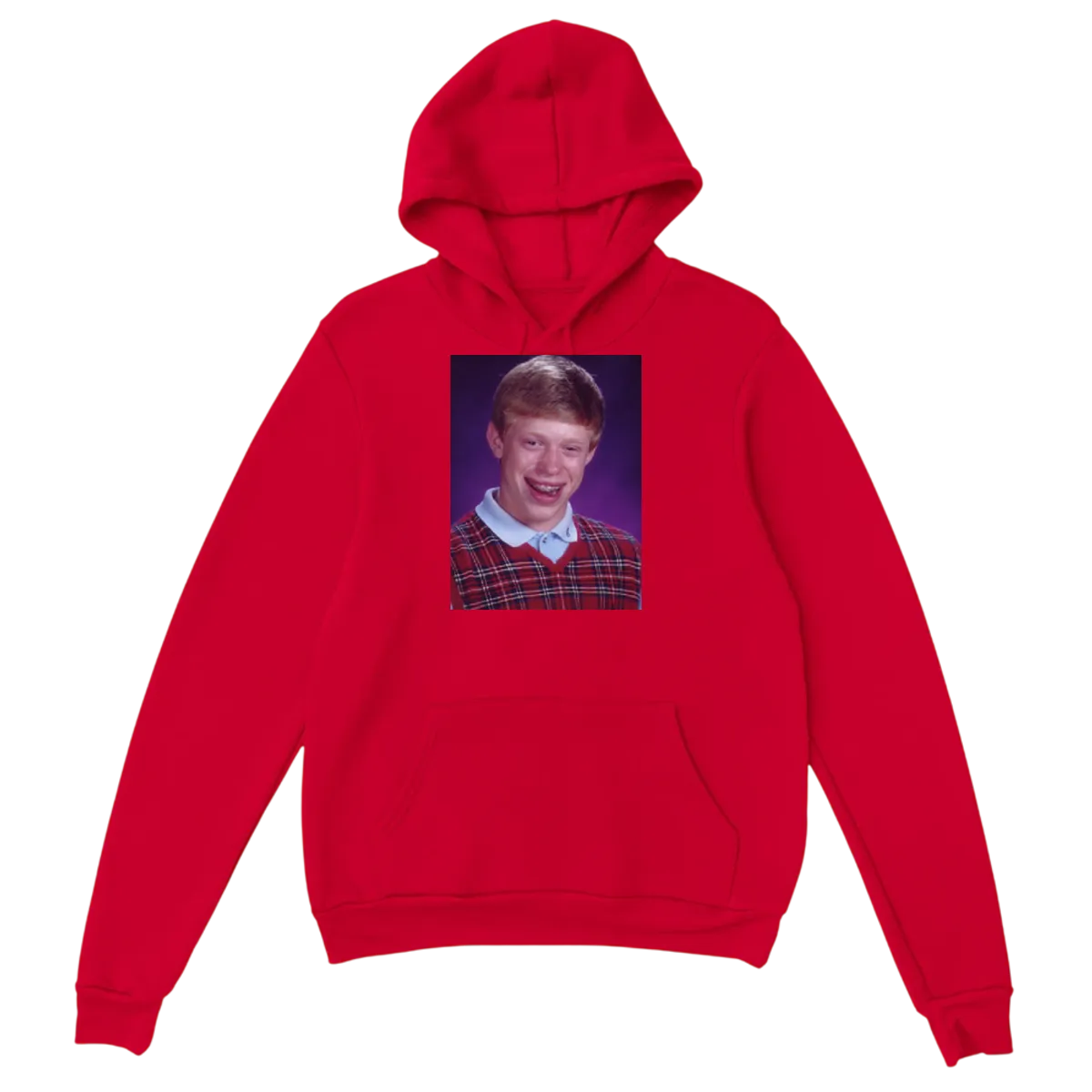 Bad Luck Brian Hoodie White Hoodies Photo 4