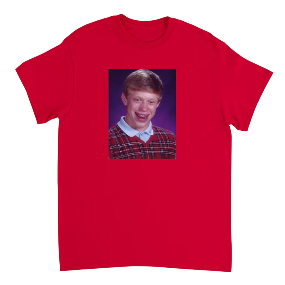 Bad Luck Brian T-Shirt White T-Shirts Photo 5