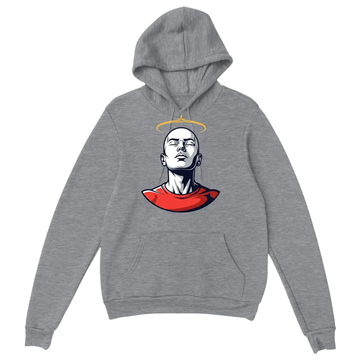 Bald & Majestic Power Move Hoodie Hoodies - Grey