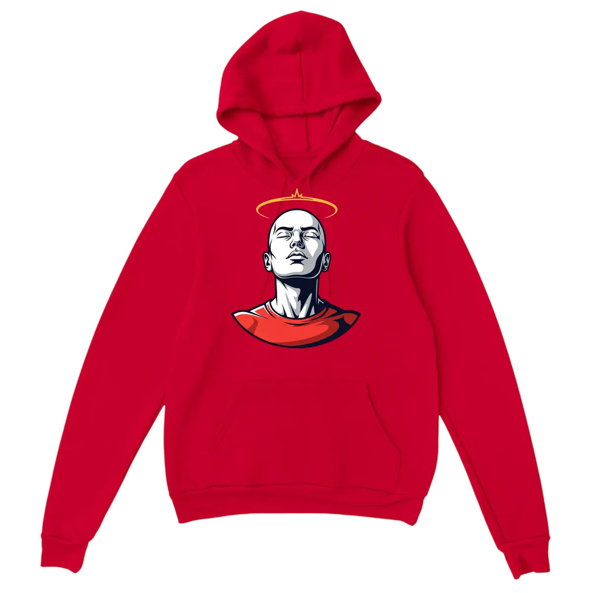Bald & Majestic Power Move Hoodie Hoodies - Red