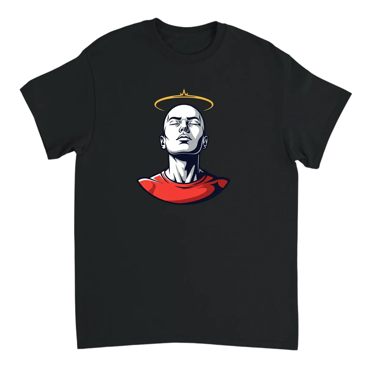 Bald & Majestic Tee: Own Your Crown! T-Shirts - Black
