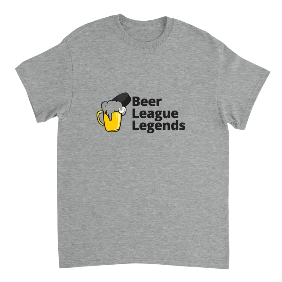 Beer League Legend T-Shirt Black T-Shirts Photo 3