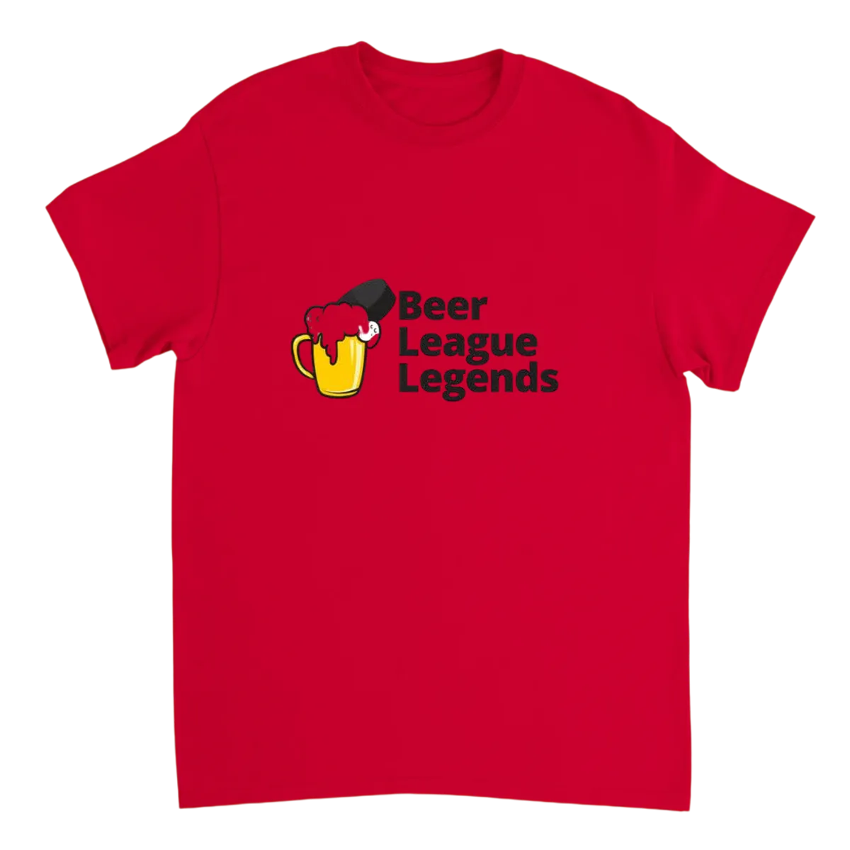 Beer League Legend T-Shirt Black T-Shirts Photo 4