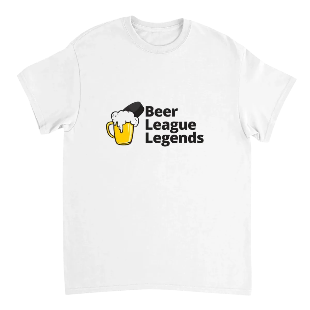 Beer League Legend T-Shirt Black T-Shirts Photo 5