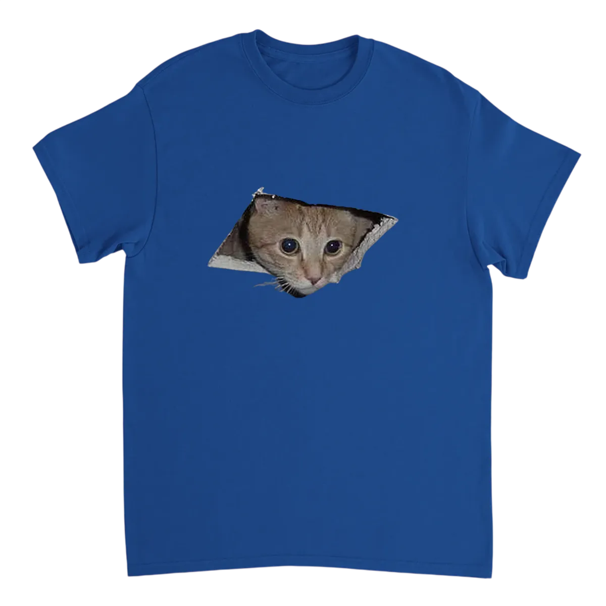 Behold! Ceiling Cat Meme T-Shirt Black T-Shirts Photo 4