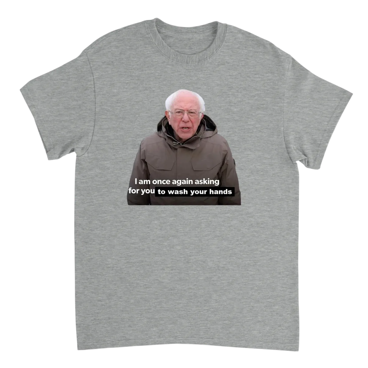 Bernie Once Again Asking T-Shirt Black T-Shirts Photo 3