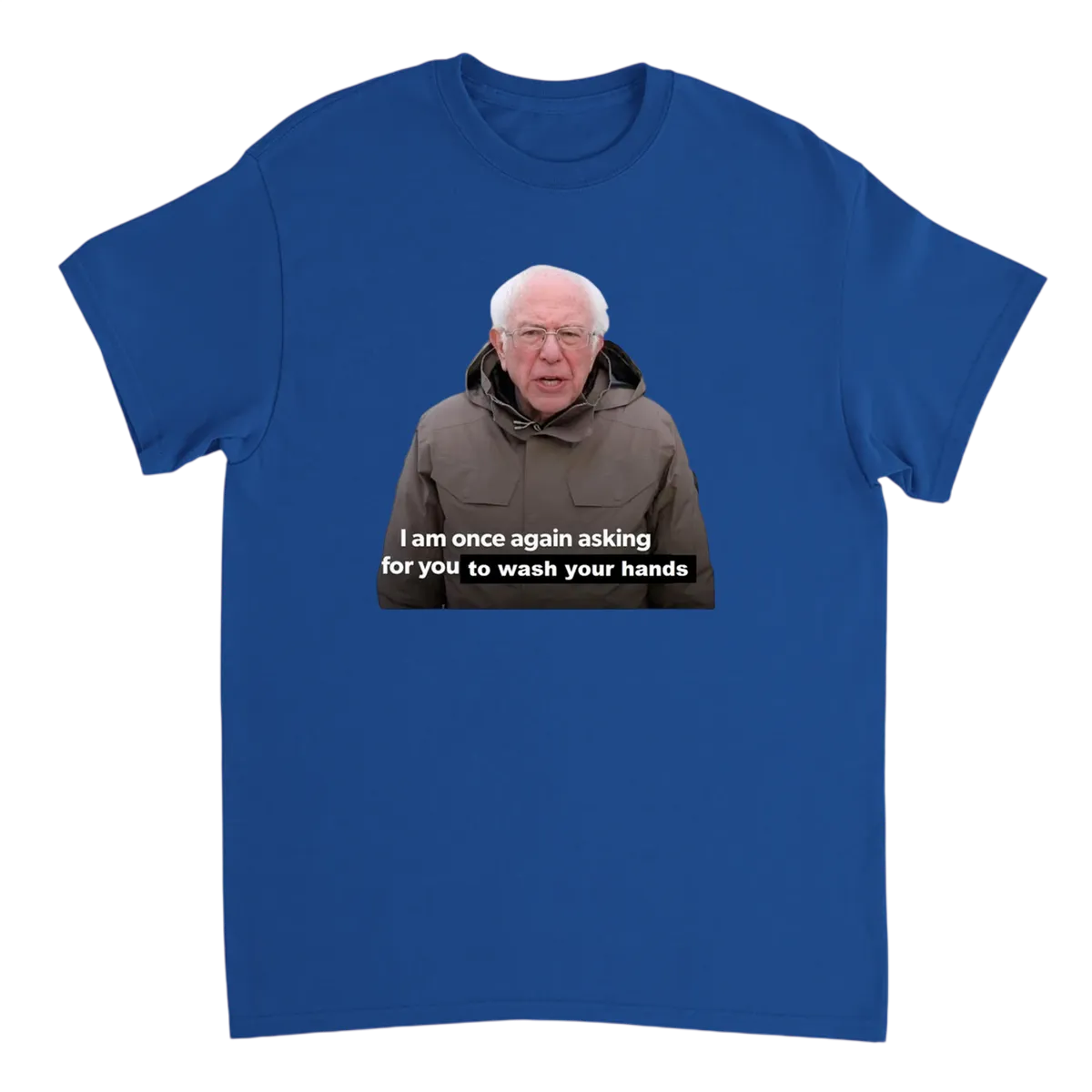 Bernie Once Again Asking T-Shirt Black T-Shirts Photo 4