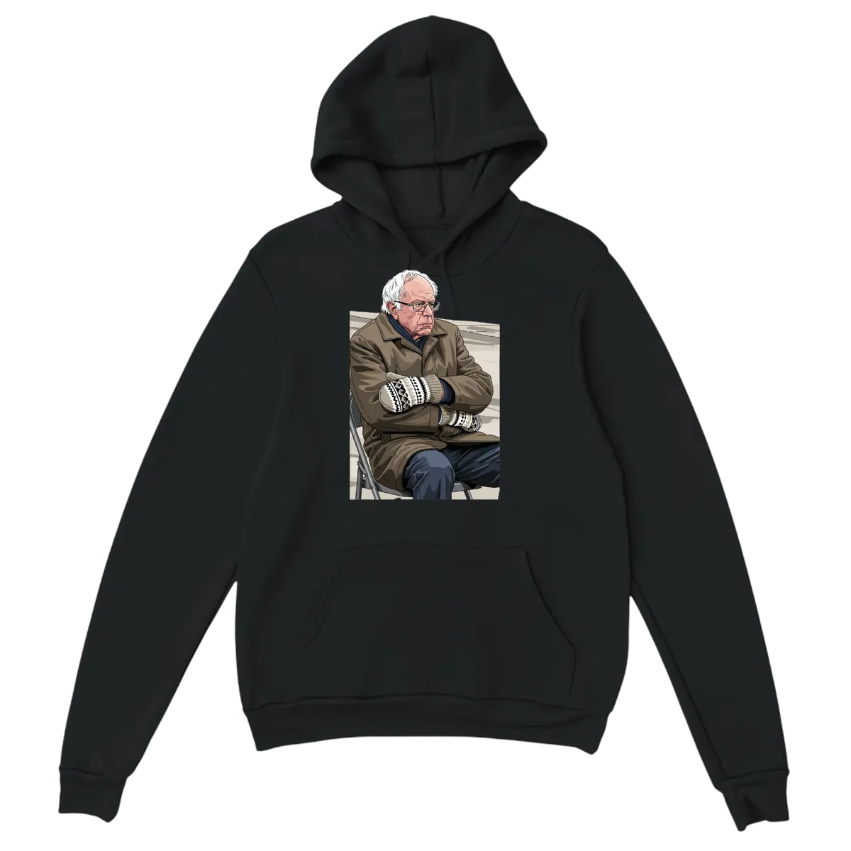 Bernie's Mitten Mood: Ready for Business Hoodie