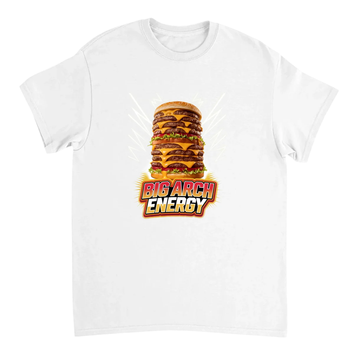 Big Arch Energy Meme T-Shirt - White T-Shirts (ZeitZwag Streetwear)