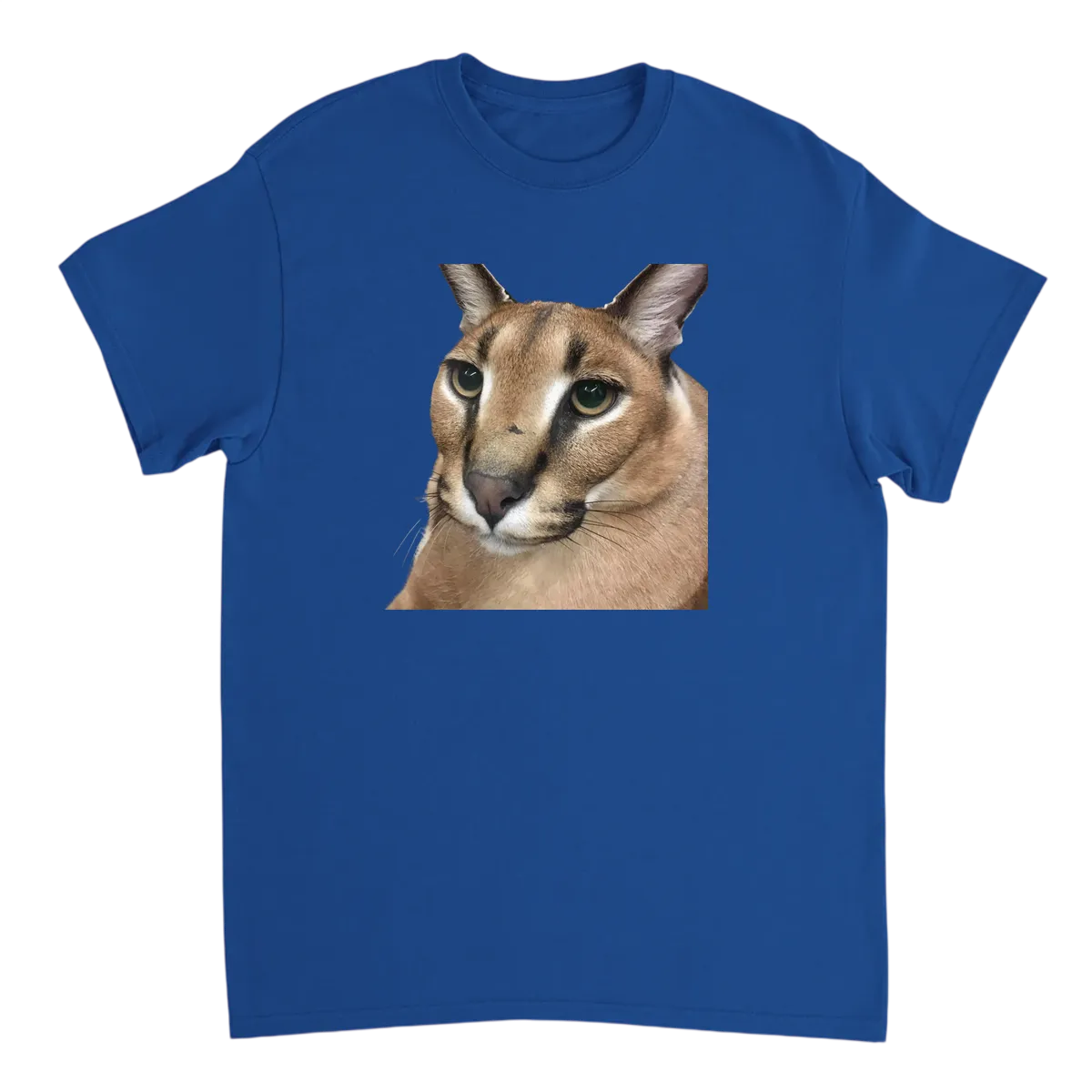 Big Floppa Meme Tee T-Shirts - Royal