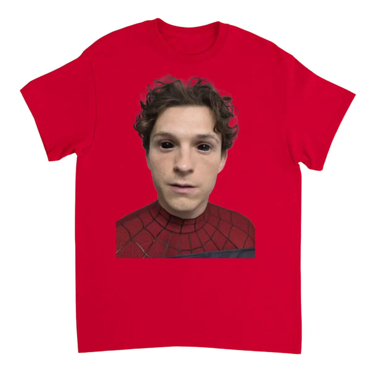 Big Pupil Void Stare Meme T-Shirt T-Shirts - Red