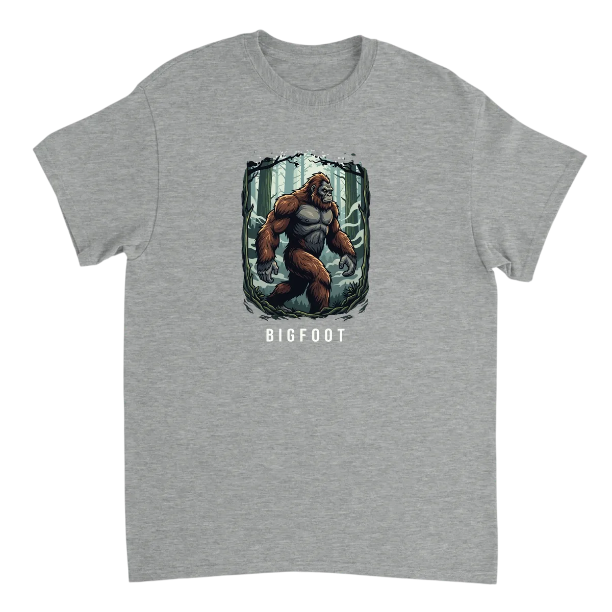 Bigfoot Believer | Elusive Sasquatch Tee White T-Shirts Photo 4