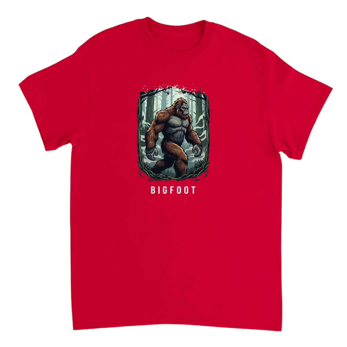 Bigfoot Believer | Elusive Sasquatch Tee White T-Shirts Photo 5