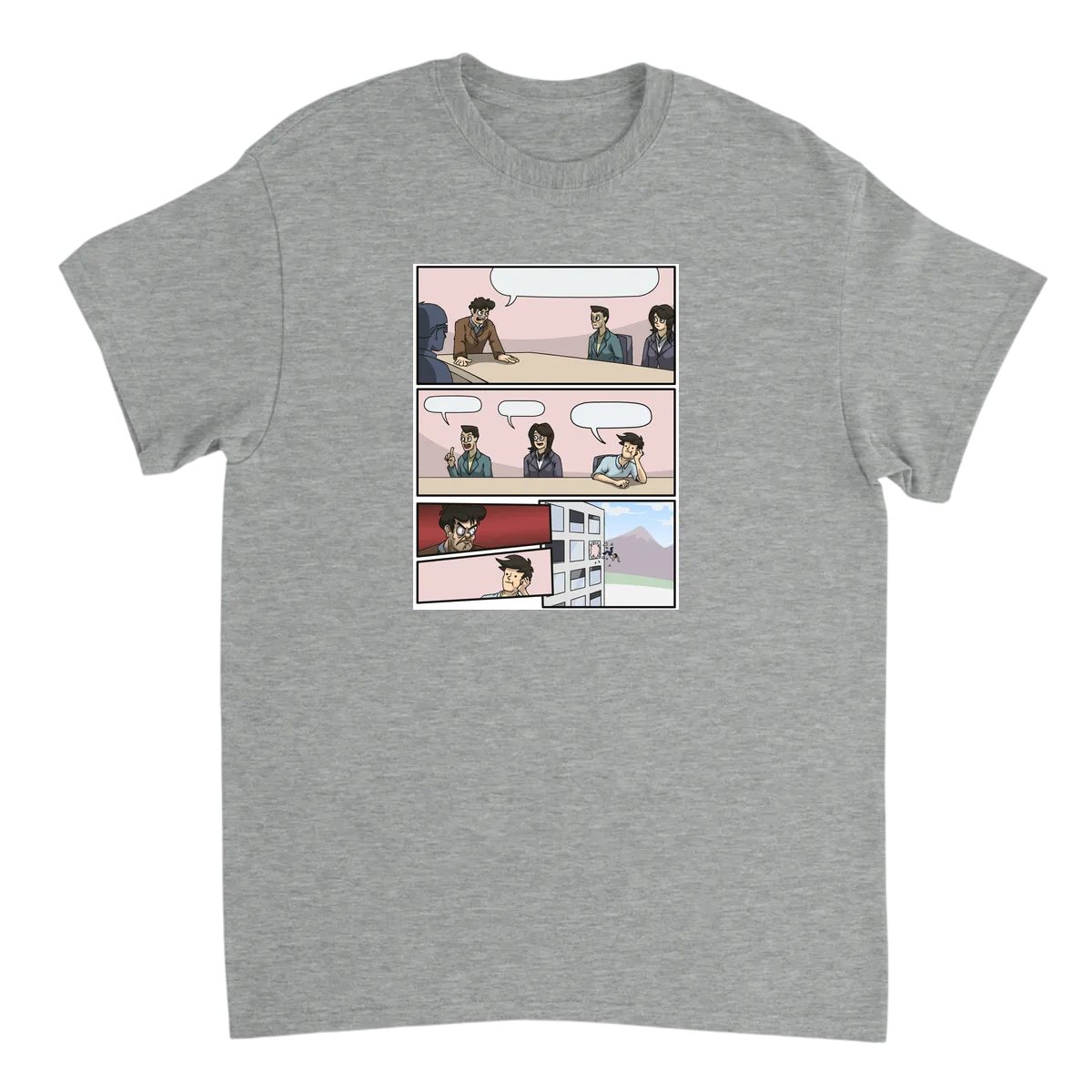 Boardroom Meeting Window Toss T-Shirt