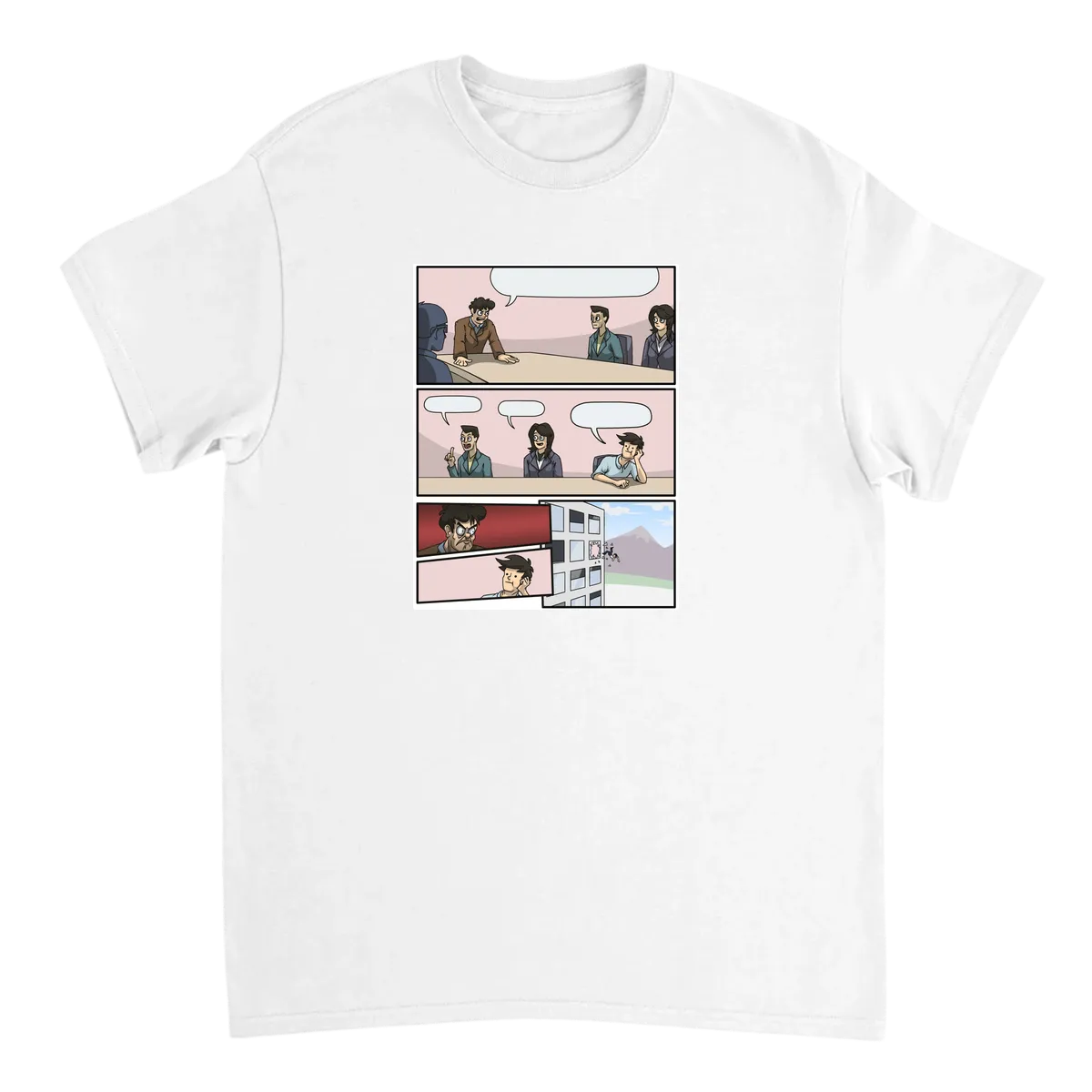 Boardroom Meeting Window Toss T-Shirt