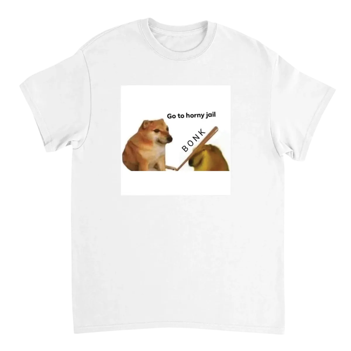 Bonk! Go To Horny Jail Meme T-Shirt