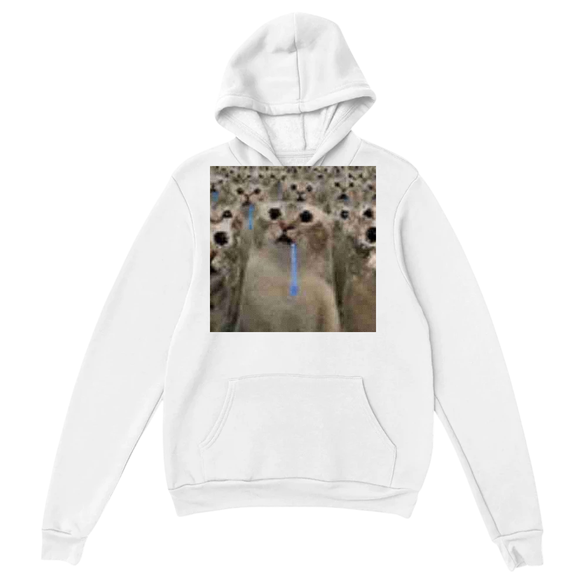 Brain AFK Drooling Cat Hoodie
