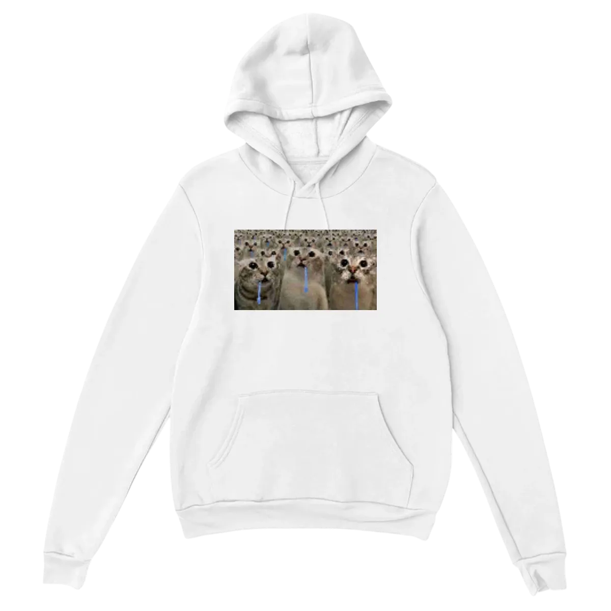 Brain AFK Drooling Cat Hoodie