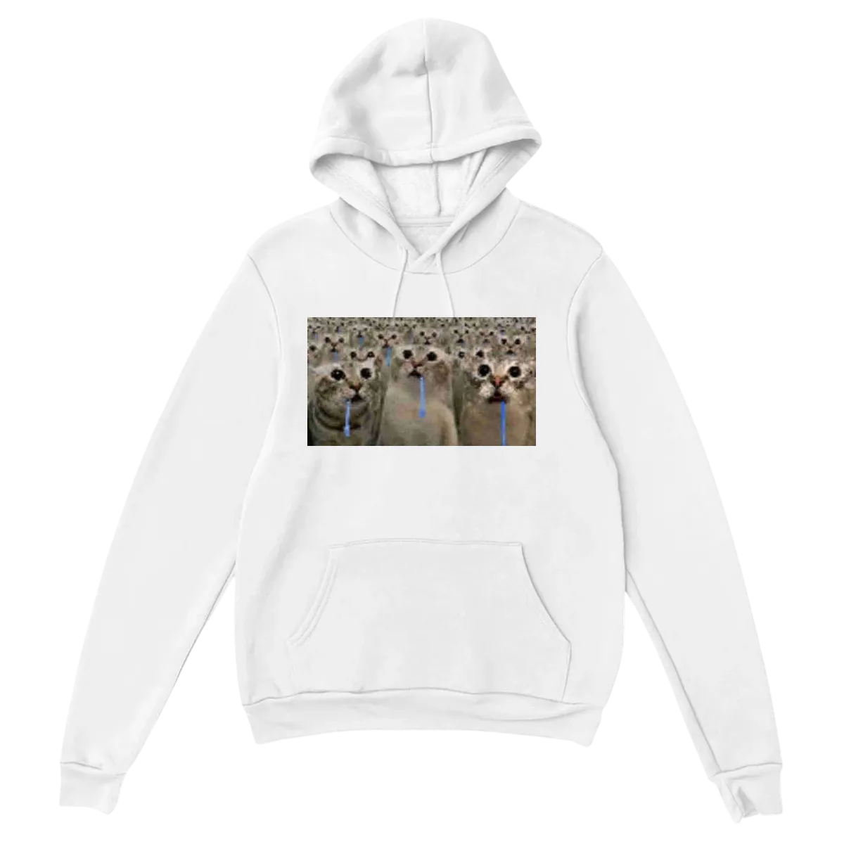 Brain AFK Drooling Cat Hoodie - Royal Hoodies (ZeitZwag Streetwear)