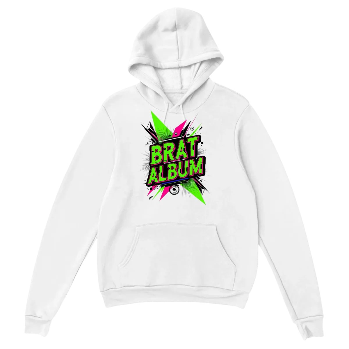 Brat Album Era Charli XCX Hoodie Red Hoodies Photo 3