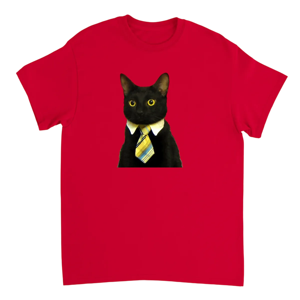 Business Cat: Purr-fessional Boss Tee Black T-Shirts Photo 4