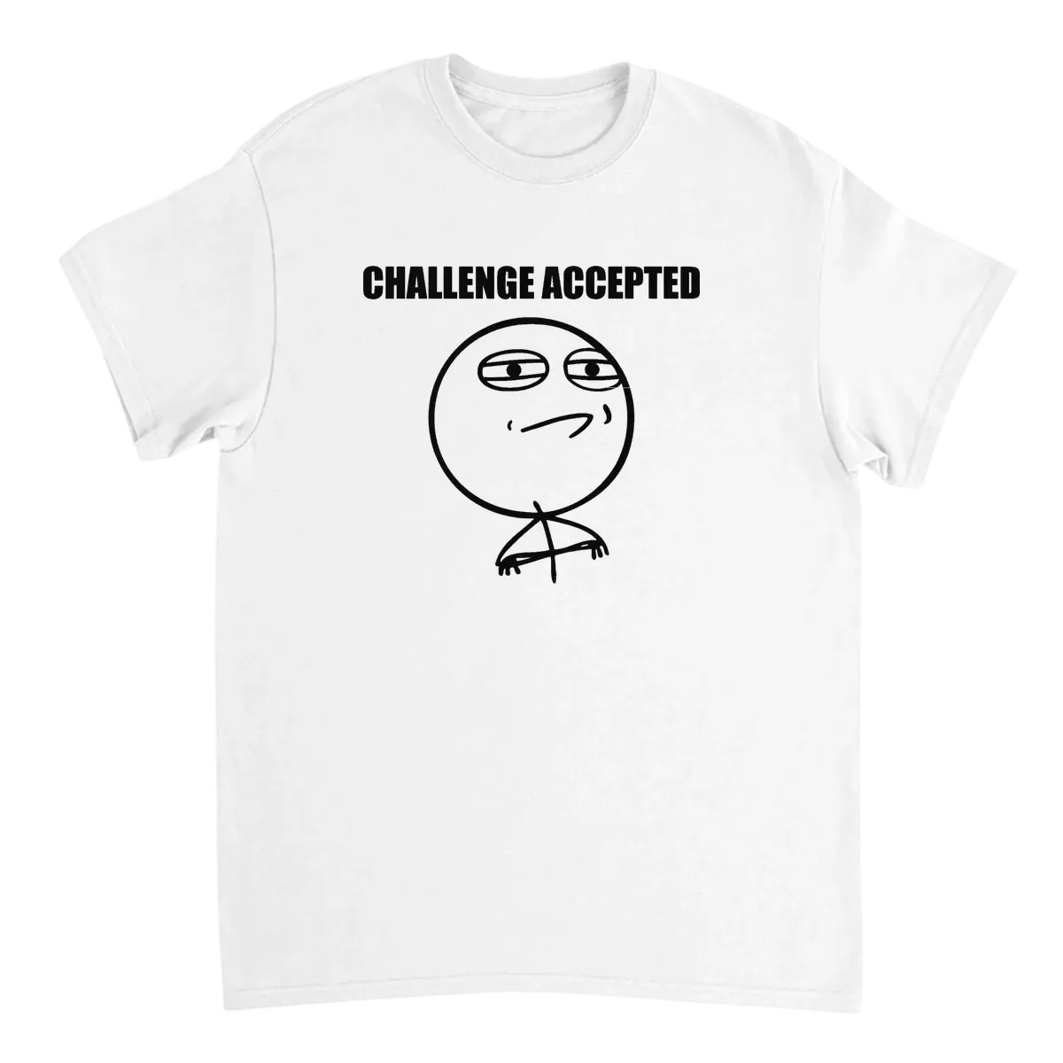Challenge Accepted Meme Tee - Conquer It All!