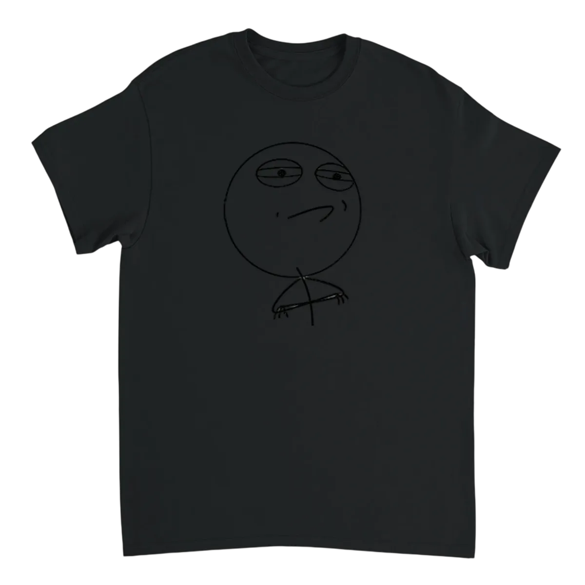 Challenge Accepted Rage Face Tee Red T-Shirts Photo 3