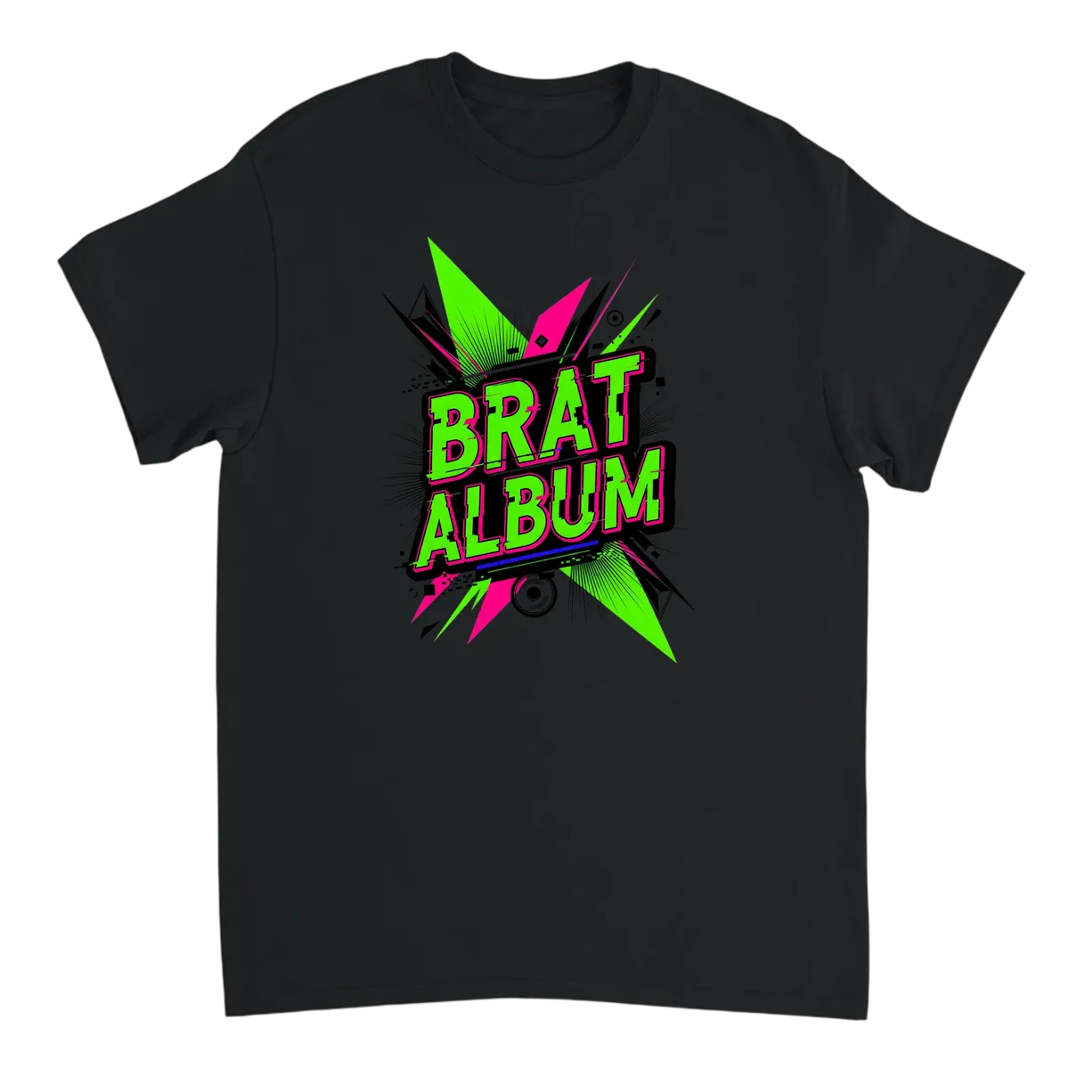 Charli XCX Brat Album Pop Culture Tee T-Shirts - Black