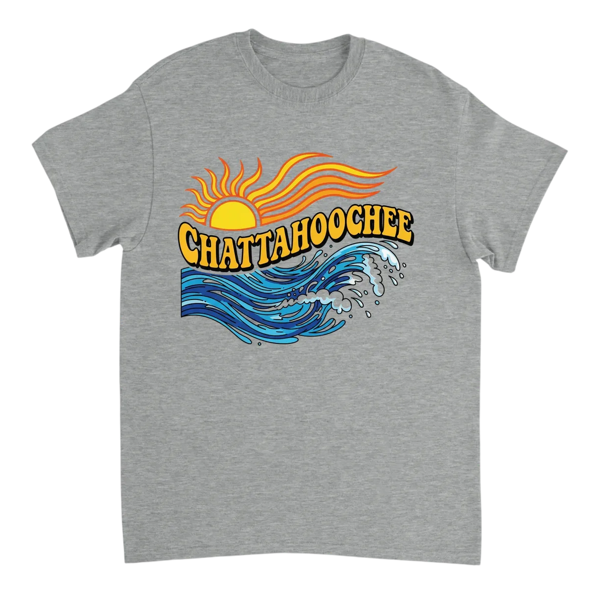Chattahoochee Country Vibes T-Shirt - White T-Shirts (ZeitZwag Streetwear)