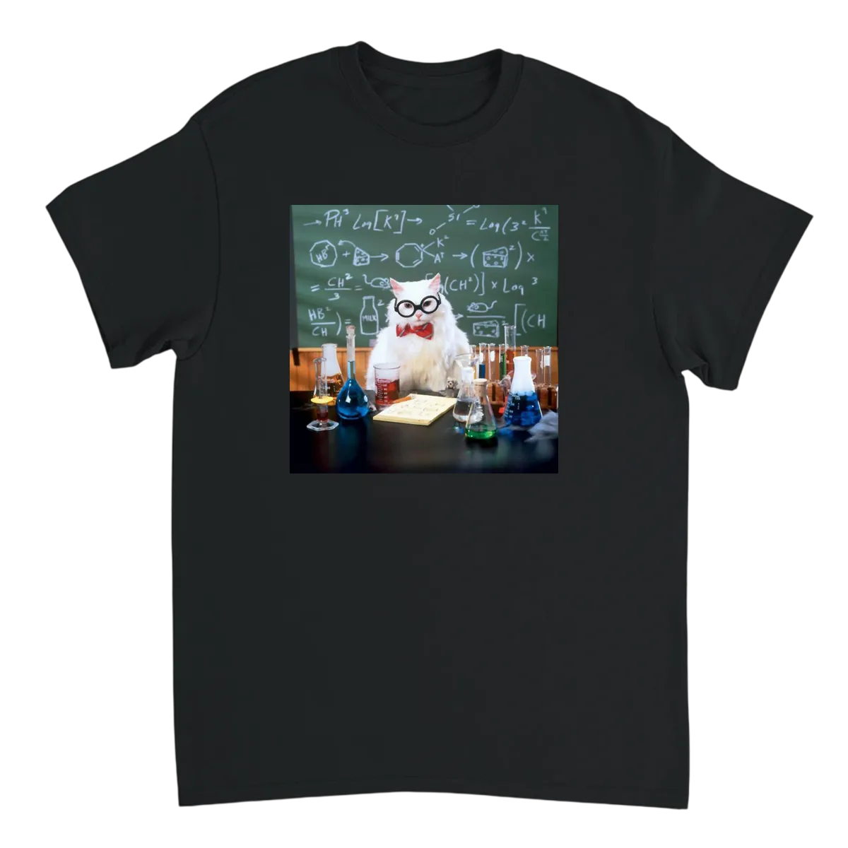 Chemistry Cat: Periodic Table of Puns Tee