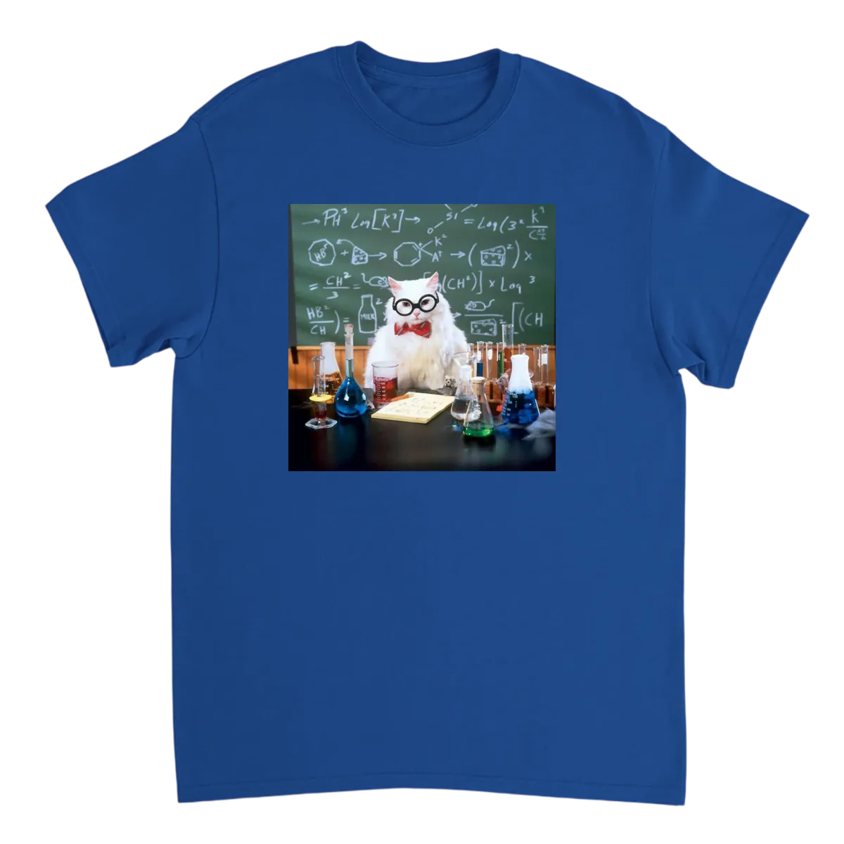 Chemistry Cat: Periodic Table of Puns Tee Grey T-Shirts Photo 4