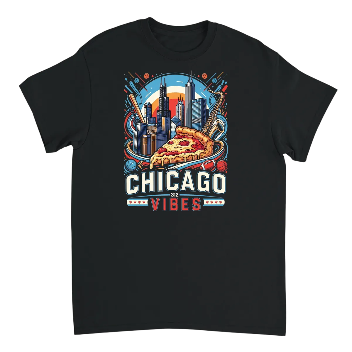 Chicago Vibes T-Shirt - Chi-Town Legend
