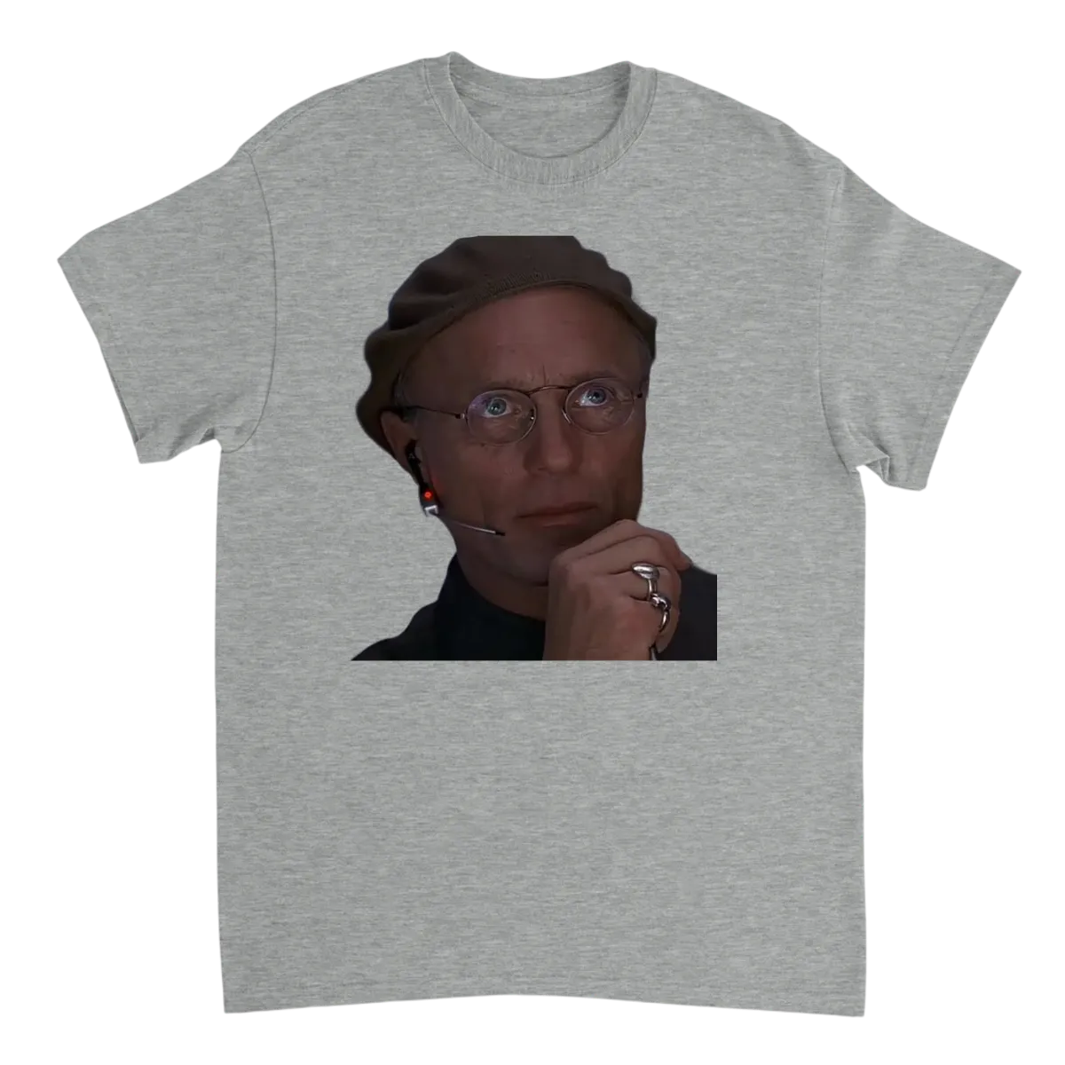 Christof Is Watching Truman Show Tee White T-Shirts Photo 3