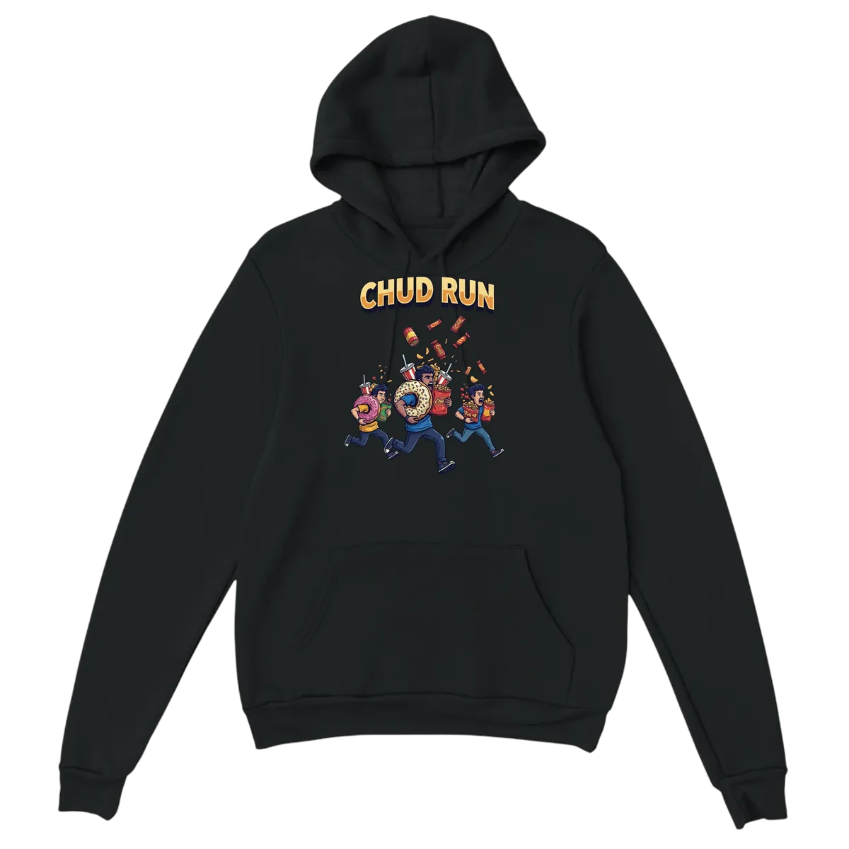 Chud Run Late Night Snack Hoodie White Hoodies Photo 2
