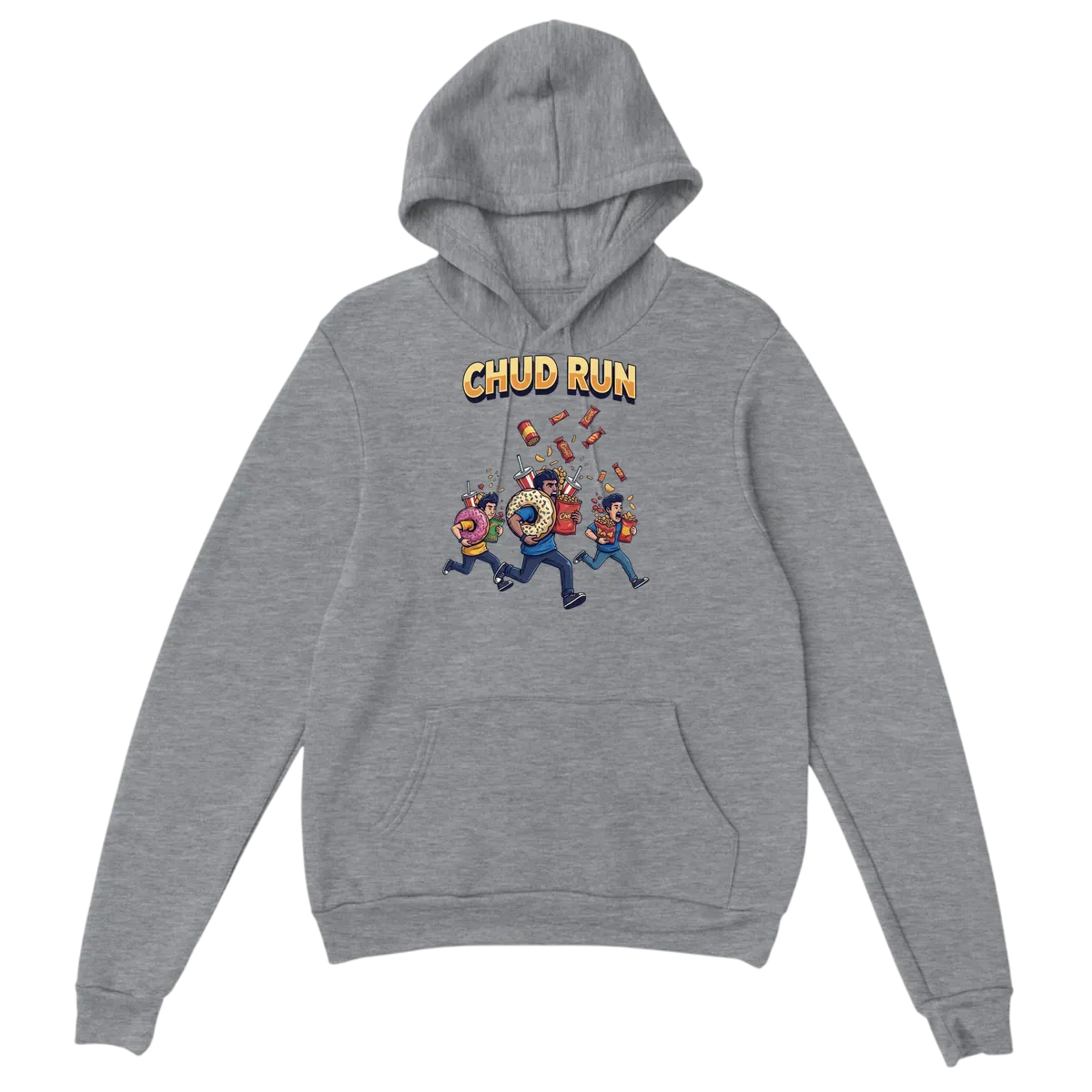 Chud Run Late Night Snack Hoodie White Hoodies Photo 3