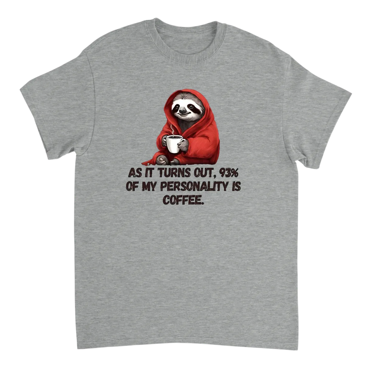 Coffee Is My Personality T-Shirt Black T-Shirts Photo 3