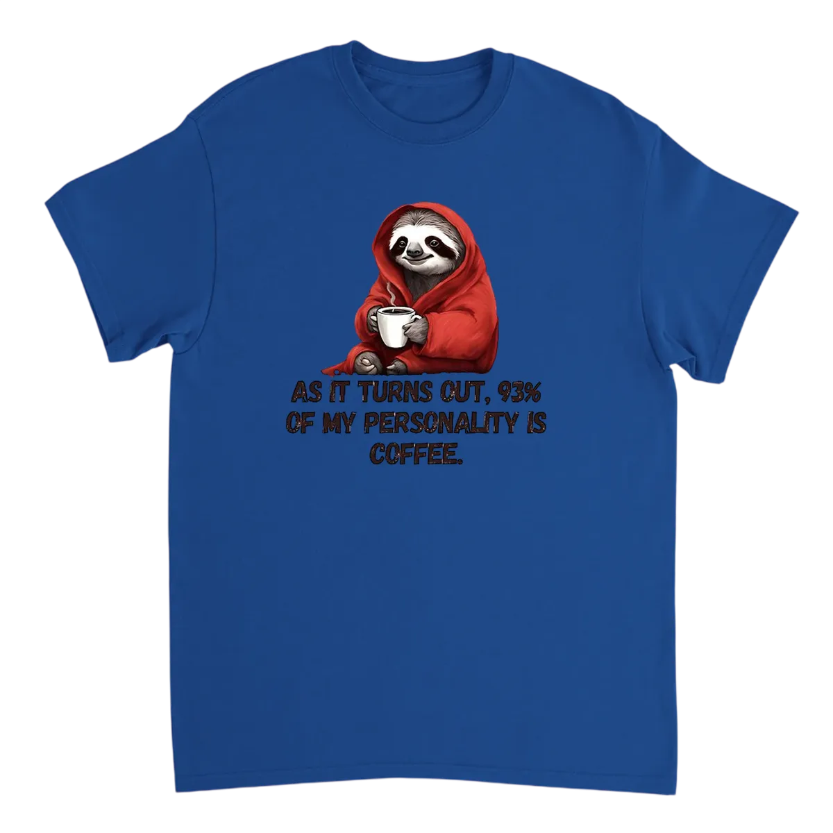 Coffee Is My Personality T-Shirt Black T-Shirts Photo 4