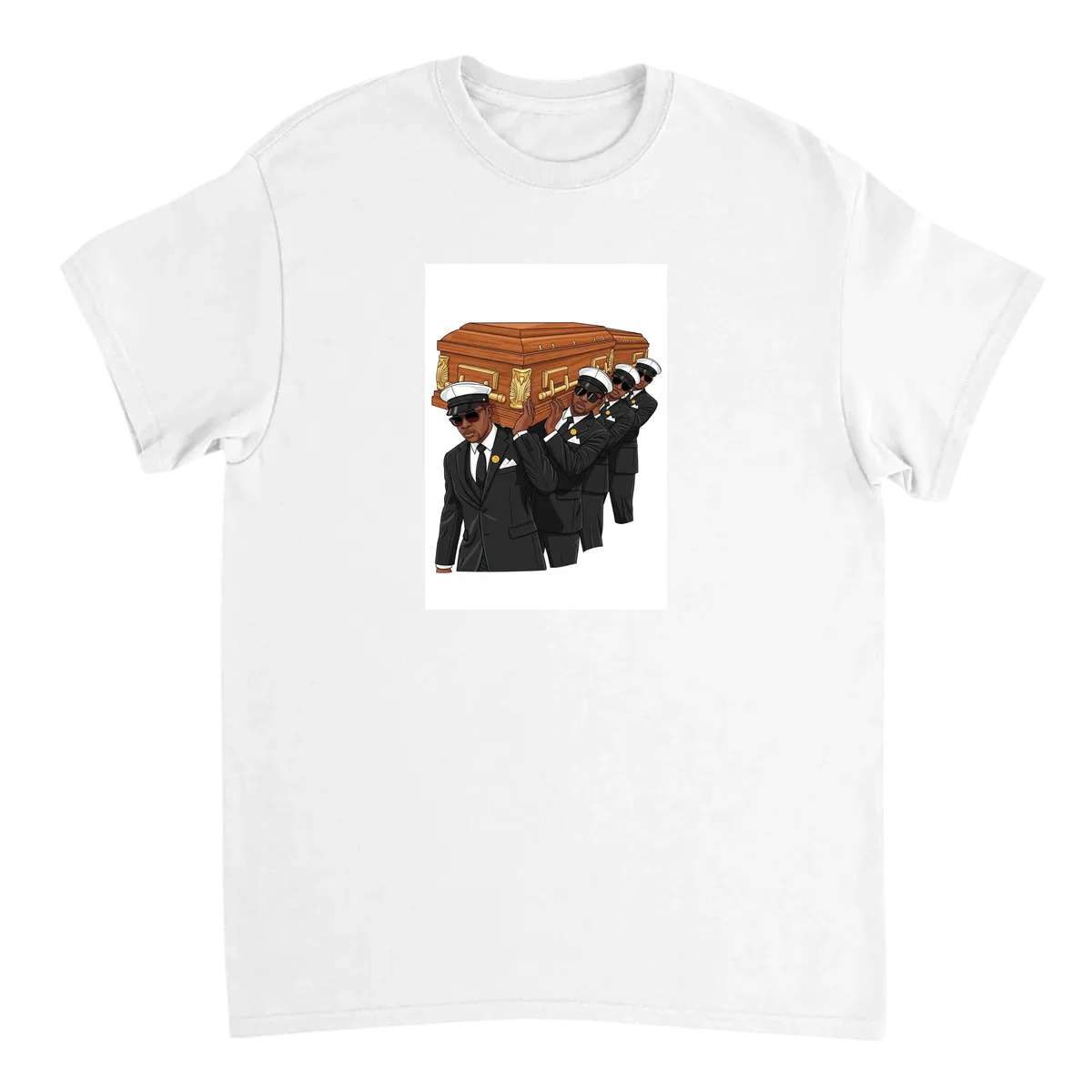 Coffin Dance Meme Tee White T-Shirts Photo 2