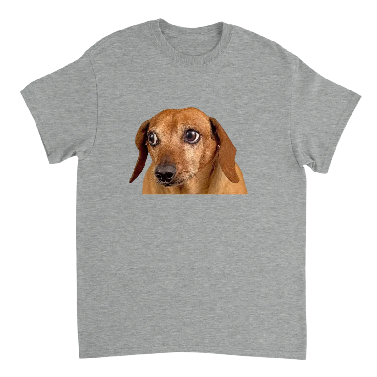 Concerned Dog Meme T-Shirt Black T-Shirts Photo 3