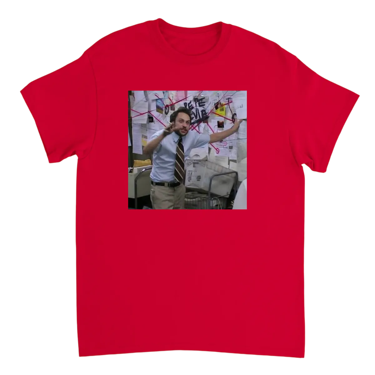 Conspiracy Board Tee Black T-Shirts Photo 4