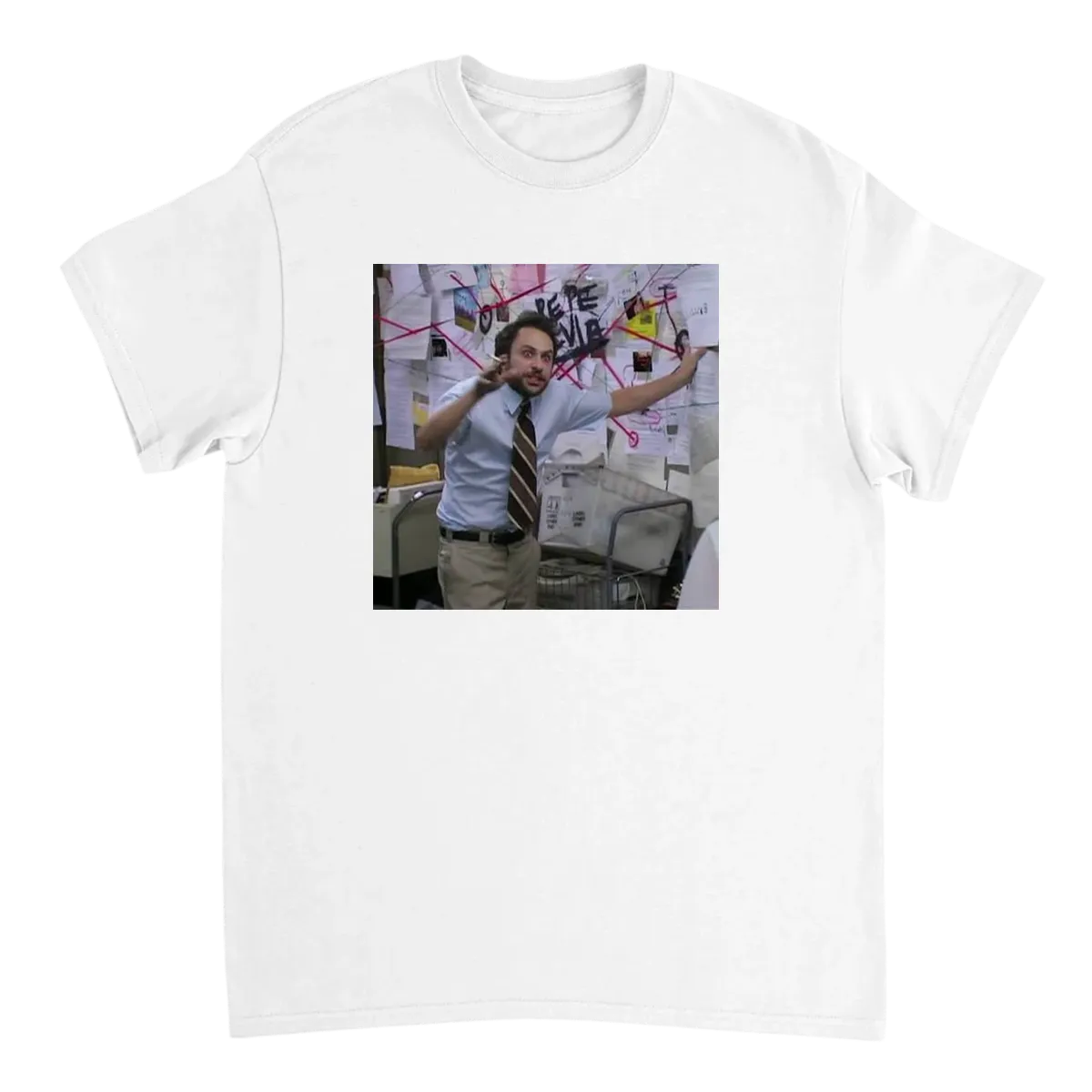 Conspiracy Board Tee Black T-Shirts Photo 5